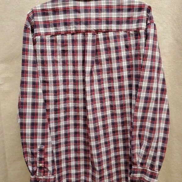 Eddie Bauer Plaid Men's Long Sleeve Shirt in Size M - Picture 5 of 5
